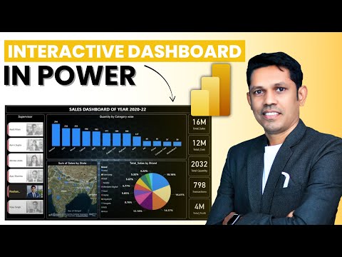 Power BI Tutorial for Beginners in Hindi | Create Your First Dashboard Step-by-Step (2025)