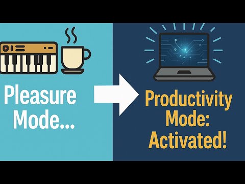 When Pleasure Gets Snatched by Productivity 😩🎹💻