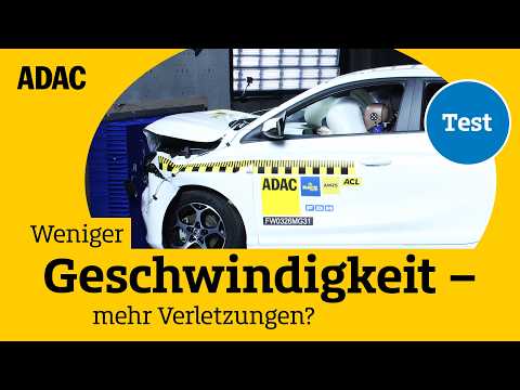 Mehr Verletzungen bei niedrigem Tempo: Warum das europäische Crashtestverfahren geändert wird | ADAC