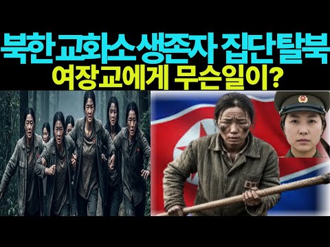 북한 여군 장교, 상급자 거절했다가 교화소 보내진 후 8명과 탈출한 실화