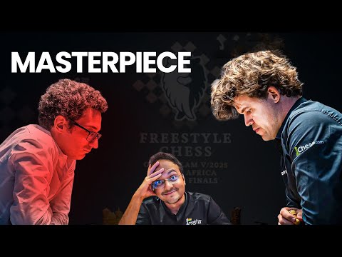 The Magnus masterpiece | Fabiano Caruana vs Magnus Carlsen | Freestyle Chess South Africa