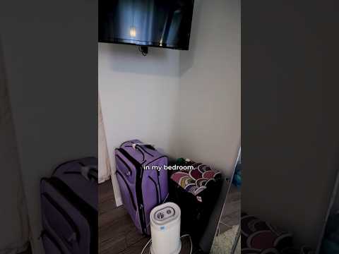 Turning my useless bedroom corner into a mini cafe ☕ #homedecor #coffeestation