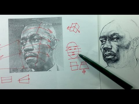 Ballpoint Pen Portrait Drawing Demo & Tips