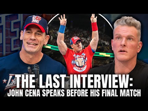 John Cena's Final Interview Before His Last WWE Match Ever | Pat McAfee Show