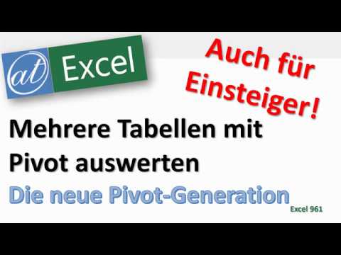 Mehrere Tabellen mit Pivot auswerten - Excel-Datenmodell