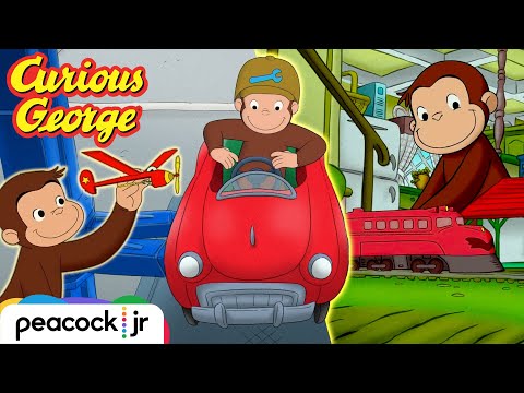 Planes, Trains & More 🚂 George's Transportation Travels | CURIOUS GEORGE