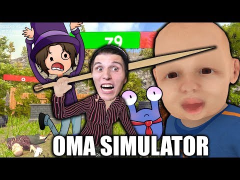 3 YOUTUBER spielen den OMA SIMULATOR (Neuer Spielmodus)