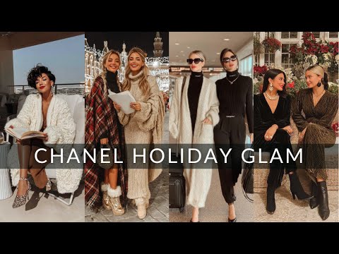 Chanel Christmas Outfits 2025 | Golden Glamour Elegant Looks You MUST Try!