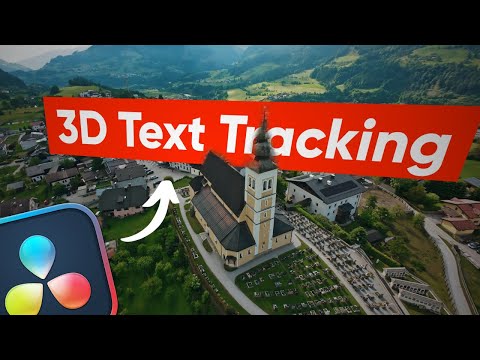3D Text Tracking In Davinci Resolve 20 | All You Need To Know