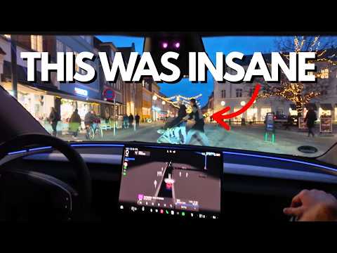 Tesla Just Turned ON Full Self-Driving in Denmark β My Insane First Ride!