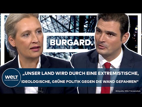 BURGARD: Alice Weidel - "Unser Land wird durch eine extremistische Politik gegen die Wand gefahren"