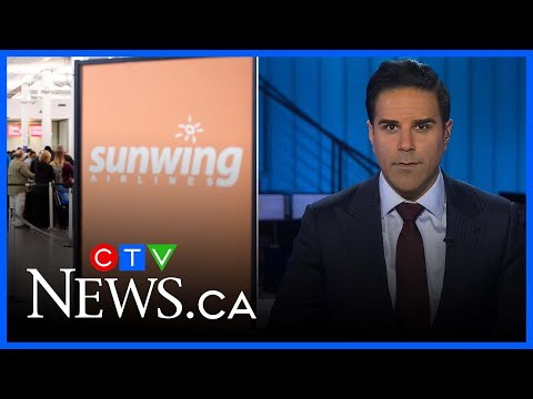 Sunwing cancels numerous flights out of Pearson | CTV National News at 11 for Wednesday Feb. 19 2025