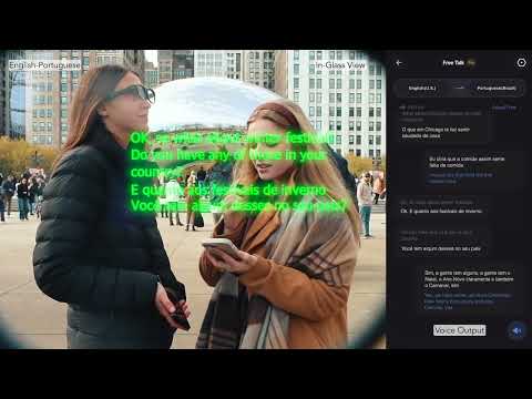 Chicago Through Brazilian Eyes β Powered by Leion Hey2 AR Translation Glasses πβ¨
