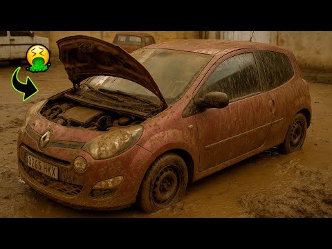 ¡LIMPIEZA EXTREMA! Rescatamos un coche INUNDADO por la DANA en VALENCIA🤢🧼