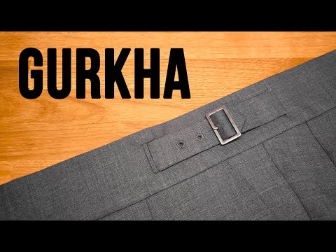 Full Tutorial on Waistband for Bespoke Gurkha Trousers & Shorts