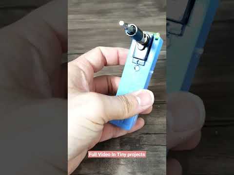 rechargeable screwdriver at home with just a power bank case and servo motor for less than 5$
