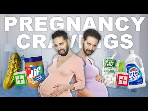 Pregnancy Cravings Taste Test! Why Is This So Good?! 💜🖤 The Welsh Twins