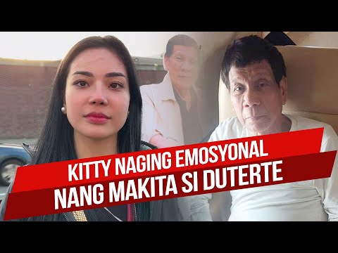 KITTY DUTERTE, NAGING EMOSYONAL NANG MAKITA ANG AMA NA SI DUTERTE SA LOOB NG ICC DETENTION