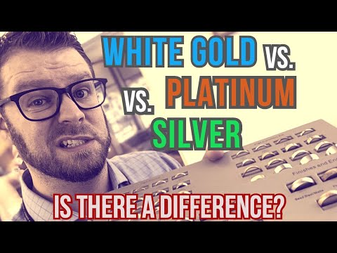 White Gold vs Platinum vs Silver-What's the difference between the white precious metals/What's best