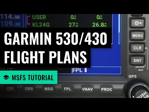 MSFS: GPS Flight Plans with the Garmin 530/430 - Microsoft Flight Simulator