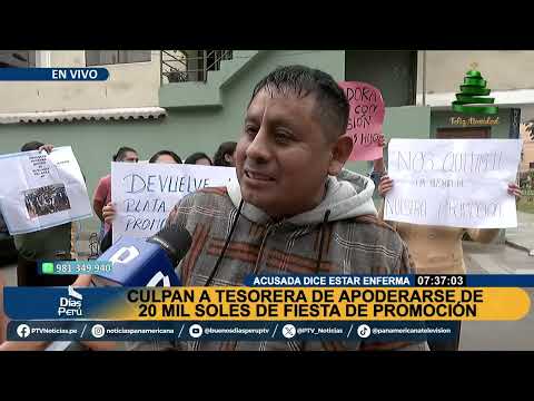 Denuncian a tesorera de apoderarse de S/20 mil: deja sin fiesta de promoción a escolares en SJM
