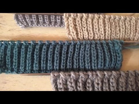 Closing off English rib. How to close off English rib with knitting needles. 4 methods.
