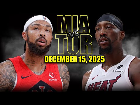 Miami Heat vs Toronto Raptors Full Game Highlights – December 15, 2025 | NBA Season