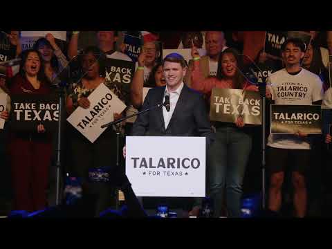 James Talarico delivers Democratic primary victory speech