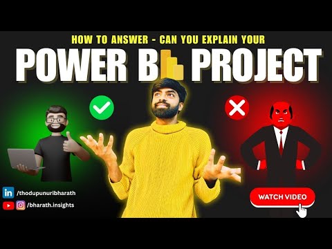 How to Explain a Power BI Project in an Interview (Step-by-Step Guide!)