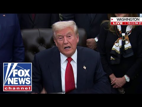 BREAKING: Trump has a message for Dems while signing bill to end government shutdown