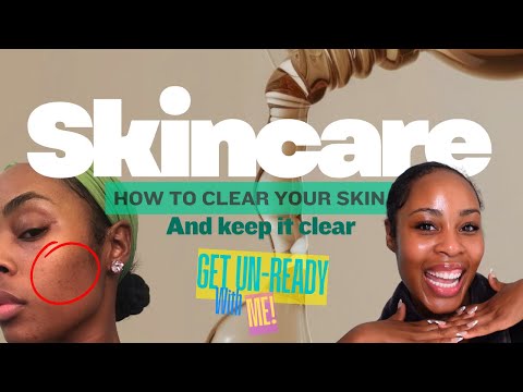 How to get rid of dark spots (hyperpigmentation) | Nighttime skincare routine | Get unready with me