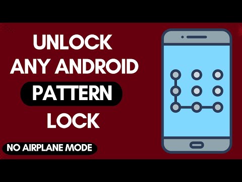 How to Unlock Forgotten Pattern on Android No Data Loss - Open Pattern Lock in Android