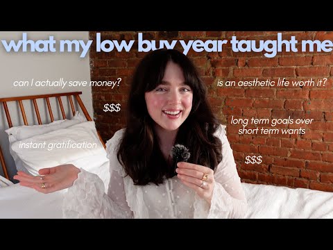 5 things I learned during my low buy year