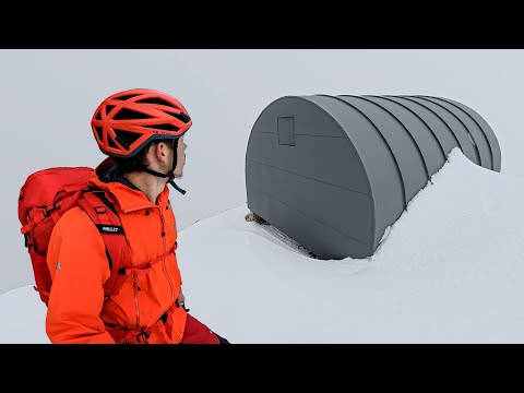 Overnight in an Alpine Survival Capsule