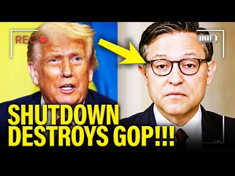 MAGA Mike SUFFERS MAJOR PANIC in PUBLIC as SHUTDOWN KILLS GOP