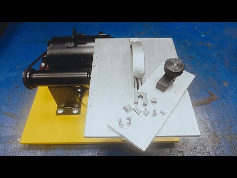 This homemade machine cuts hard alloy like a KNIFE cuts butter!!!