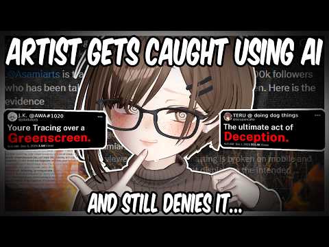 Artist Get's Caught Using AI And Continues To Lie.