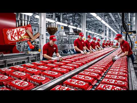 Como o KITKAT é feito - Processo Industrial