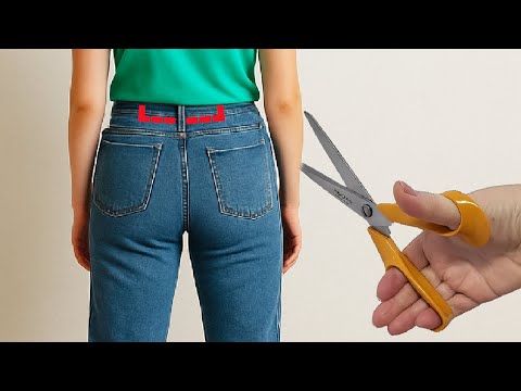 Sewing Trick: How to Enlarge Jeans Waist in 2 Minutes! + Bonus Hack