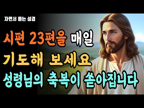 시편 23편을 붙들고 매일 기도하세요! 놀라운 기적이 일어납니다 | 하나님 축복의 비밀 | 성경 말씀 | 기독교 명언