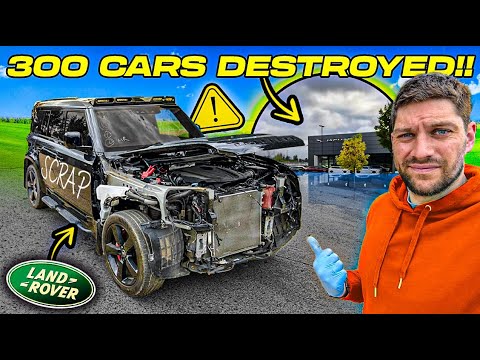 I BOUGHT A CRASHED LAND ROVER DEFENDER AND FIXED IT IN 8 HOURS!!...