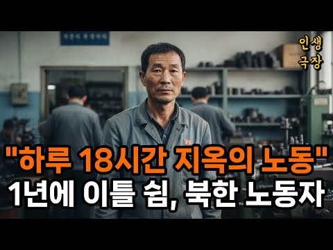 "하루 18시간 지옥의 노동" 1년에 이틀 쉼, 북한 노동자