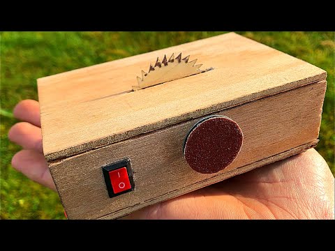 How to make table saw and sander machine 2 in 1 DIY