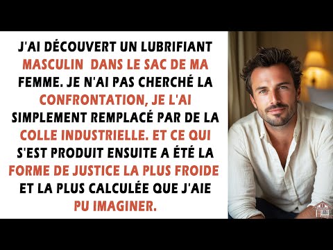 J'ai découvert un lubrifiant masculin dans le sac de ma femme. Je n'ai pas cherché la...