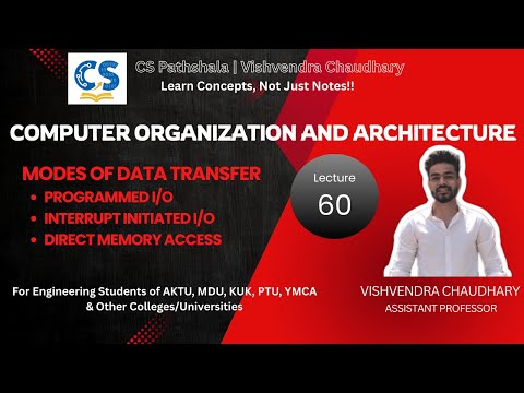 COA | Unit-5 | Lecture-60 | Modes of Data Transfer | AKTU B.Tech Computer Science