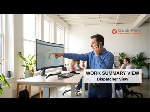 Work Summary Walkthrough, The Dispatcher’s Control Center for Daily Work