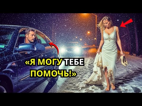Одинокий отец подвёз женщину в разорванном платье — она оказалась беглянкой‑невестой миллиардера!
