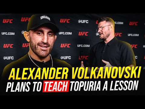 BISPING interviews VOLKANOVSKI: Plans to HUMBLE Ilia Topuria at UFC 298! (then fight at UFC 300)