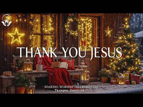 Christmas Worship Ambience 🎄 Instrumental Christmas Worship Music For Prayer | Snow & Scriptures