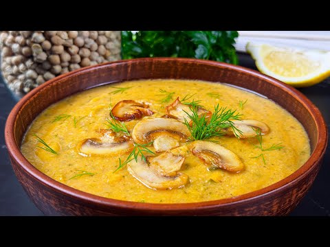 Kichererbsen-Pilz-Suppe! Diese Suppe rettet meinen Magen🔥Warm, leicht und perfekt für jeden Tag